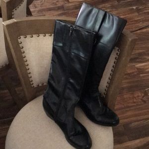 Sleek knee high boots